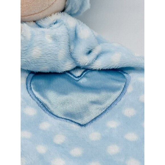 Aurora Precious Moments Praying Baby Boy Lovey Plush Security Blanket Blue 16 in - Picture 3 of 7